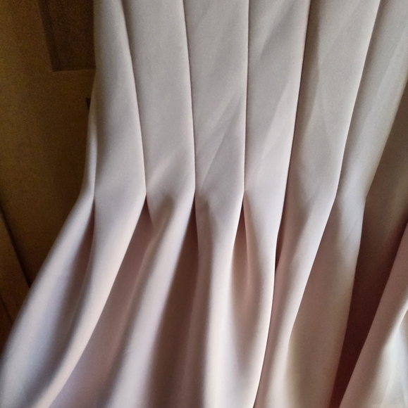 NEW Vince Camuto Blush Pink LASER-CUT FIT-AND-FLARE DRESS - Picture 10 of 10